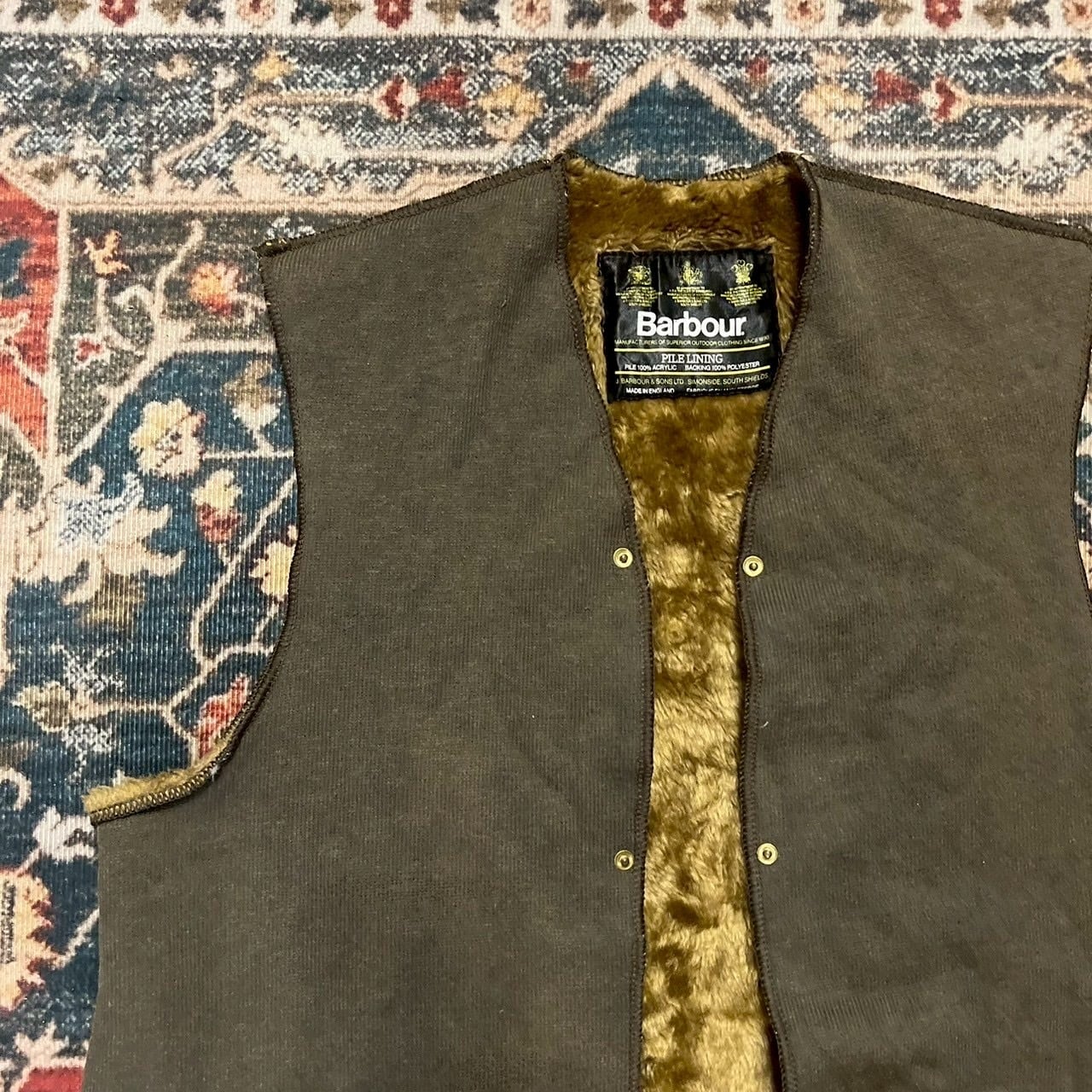 90s Barbour Liner Vest バブアー ライナーベスト ヴィンテージ 英国