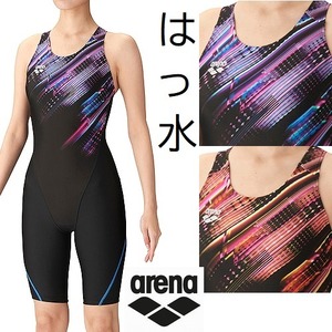 アリーナフィットネス水着[レディース]ワンピーススパッツ オープンバック ぴったりパッドLAR4213W