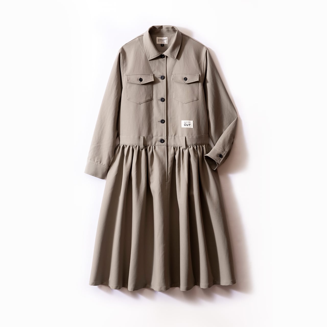ツナギワンピース / コットンダブルクロス / モス | CUT ONLINE STORE
