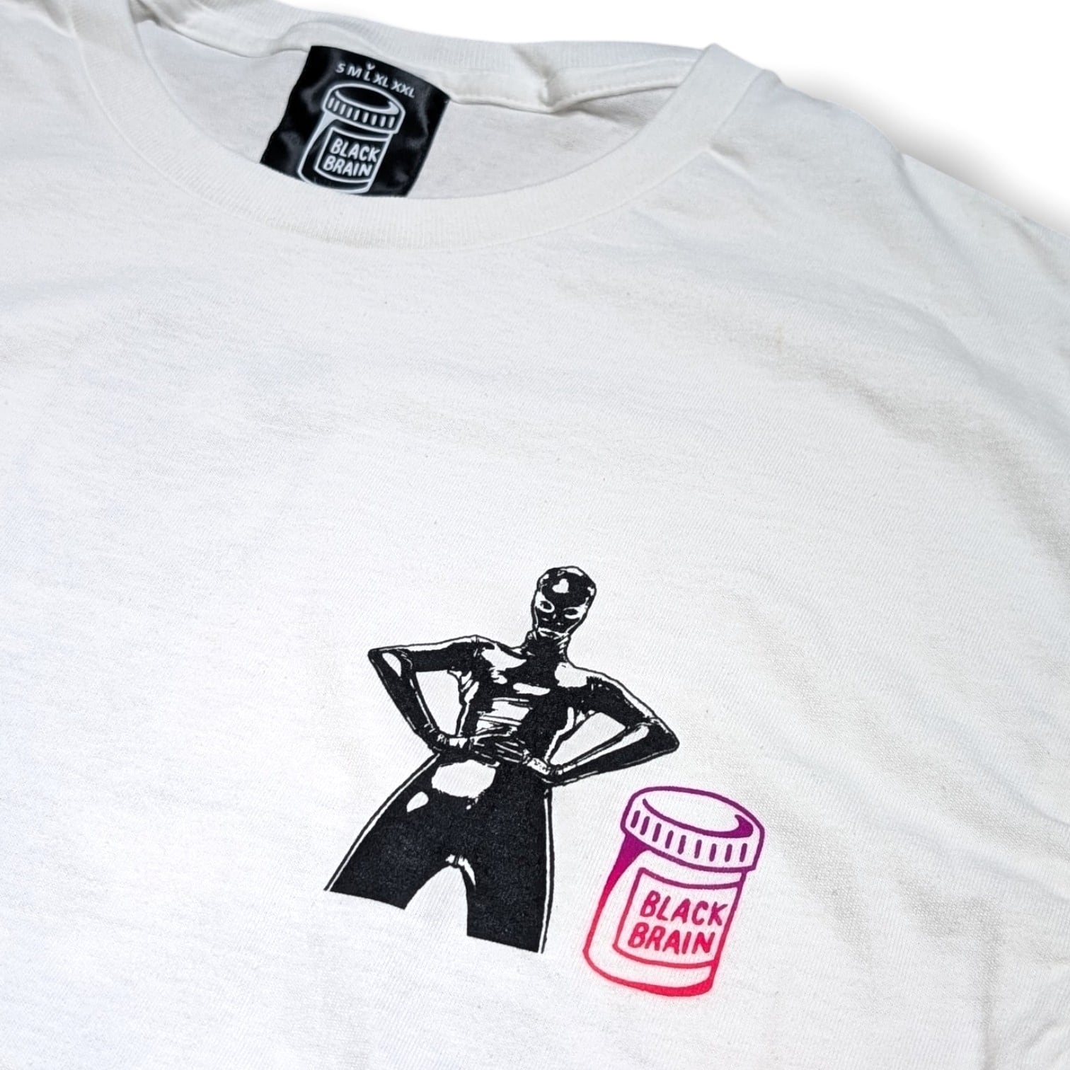 Latex SS Tee | BLACK BRAIN