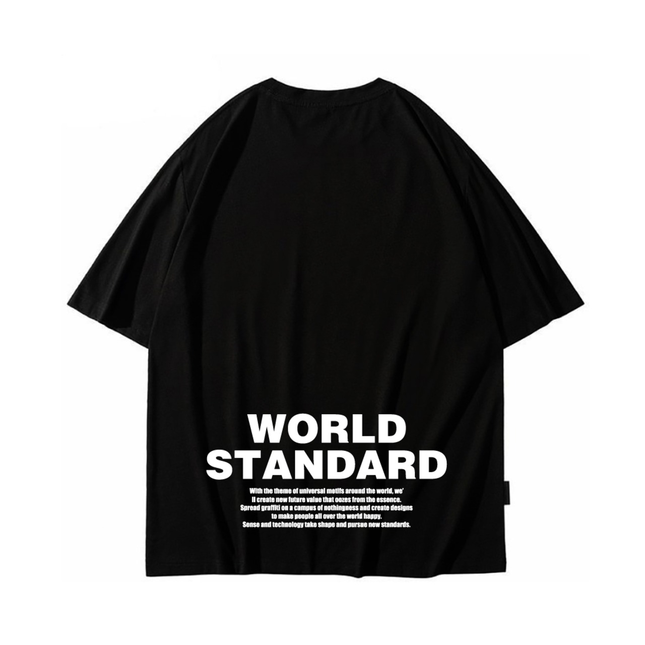 WORLD STANDARD/クルーネックプリントTシャツ/WSHT-092