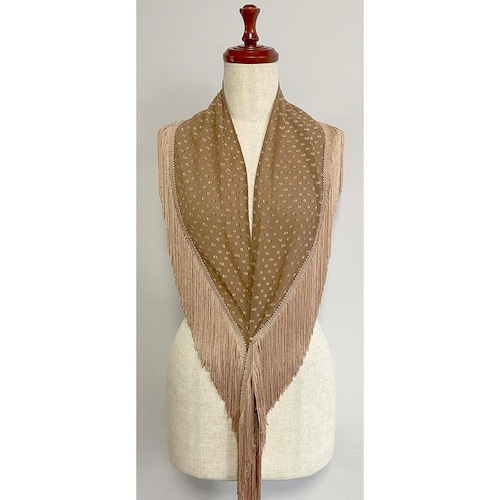 AA-P-2531　モカベージュシージョ※細め　アイレ製★1点物★