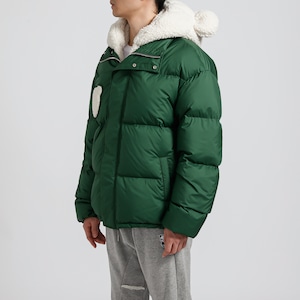 SALE 送料無料【HIPANDA ハイパンダ】メンズ ダウンジャケット MEN'S  DOWN JACKET / BLACK・GREEN