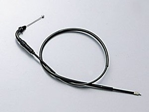 【在庫処分】ハリケーン スロットルケーブル (+10CM) ブラック 100mm ロング アウター長さ860mm エイプ50/TypeD ('08~ FI車) ゴム