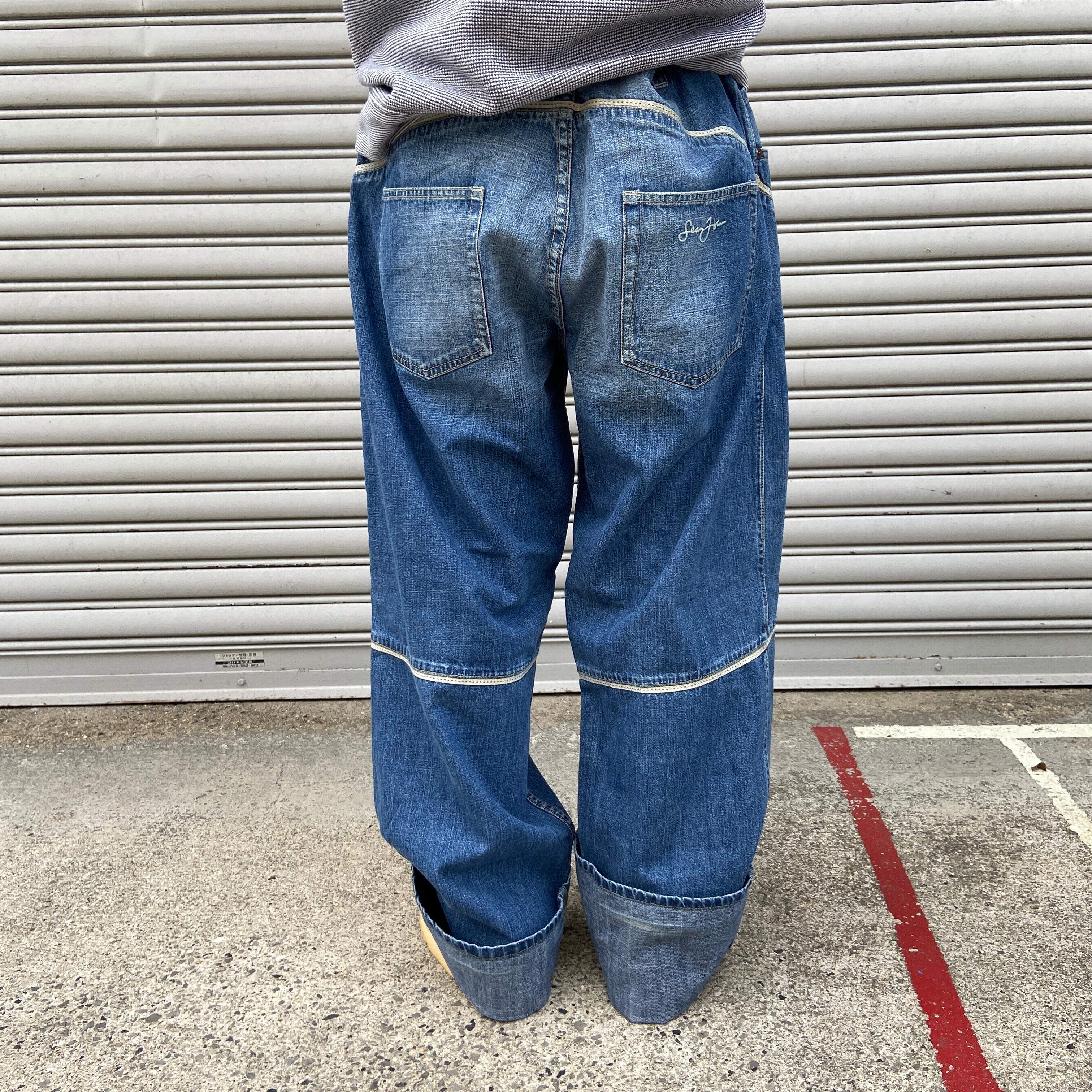2022年5月新作下旬 Sean John COLLECTION DENIM デニムベスト 古着