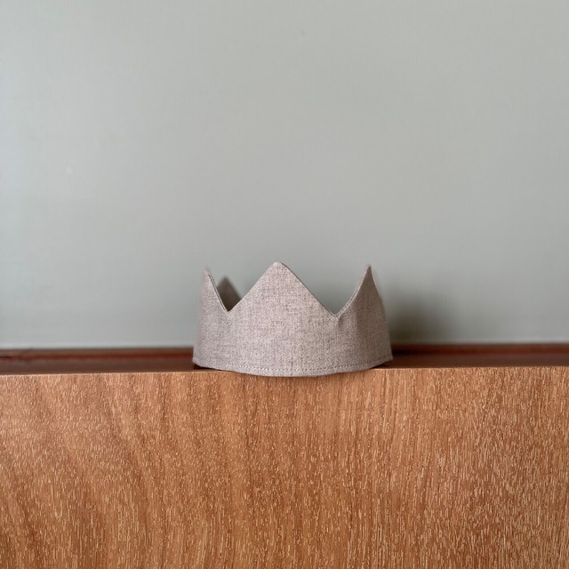 【original】linen crown