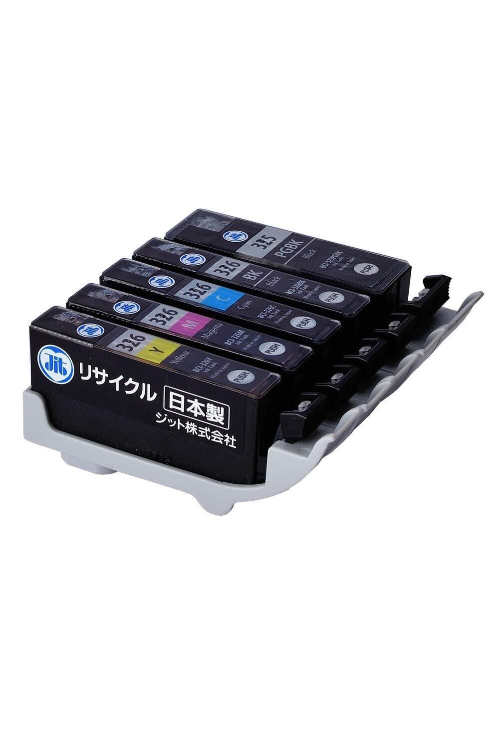 【努力特価】ジット キヤノン(CANON) BCI-326+325/5MP 対応 5色セット リサイクルインク 日本製JIT-NC3253265P