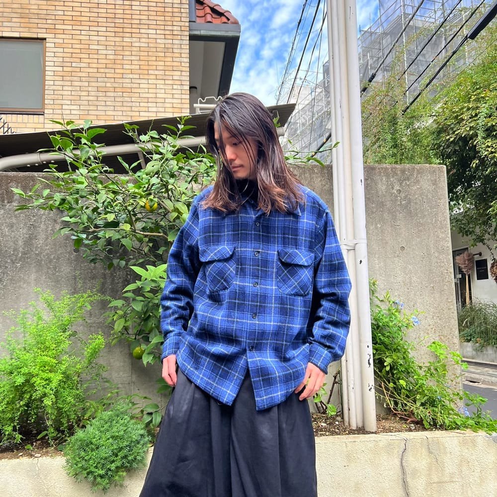 Pendleton [PENDLETON] Vintage Loop Collar Wool Shirt [1970s