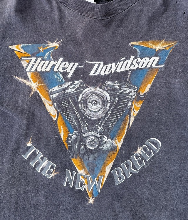 -80s Harley Davidson THE NEW BREED T-shirt