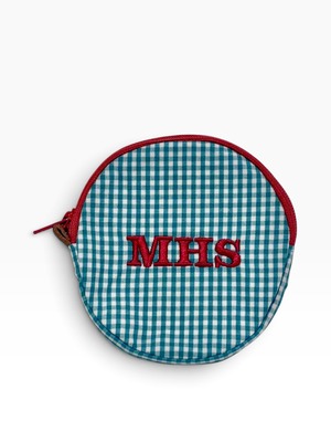 播州織　round pouch