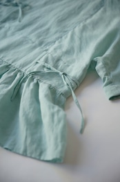 【suie】Fine ramie obi blouse/エアリーラミー帯トップス
