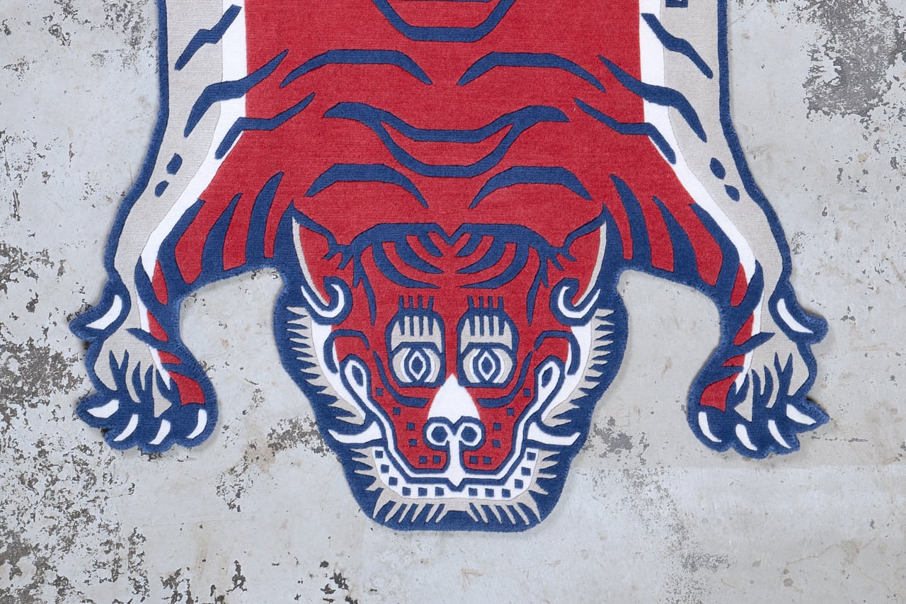 Tibetan Tiger Rug 《Lサイズ•ウール・オリジナル3・ブレイブリーオブ