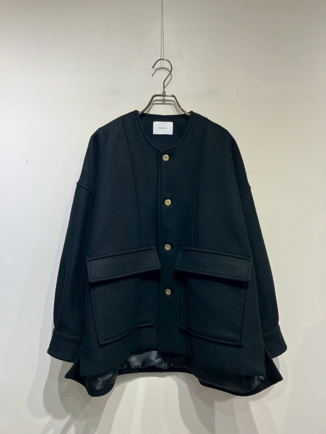 MANON メルトンカーディガンコート