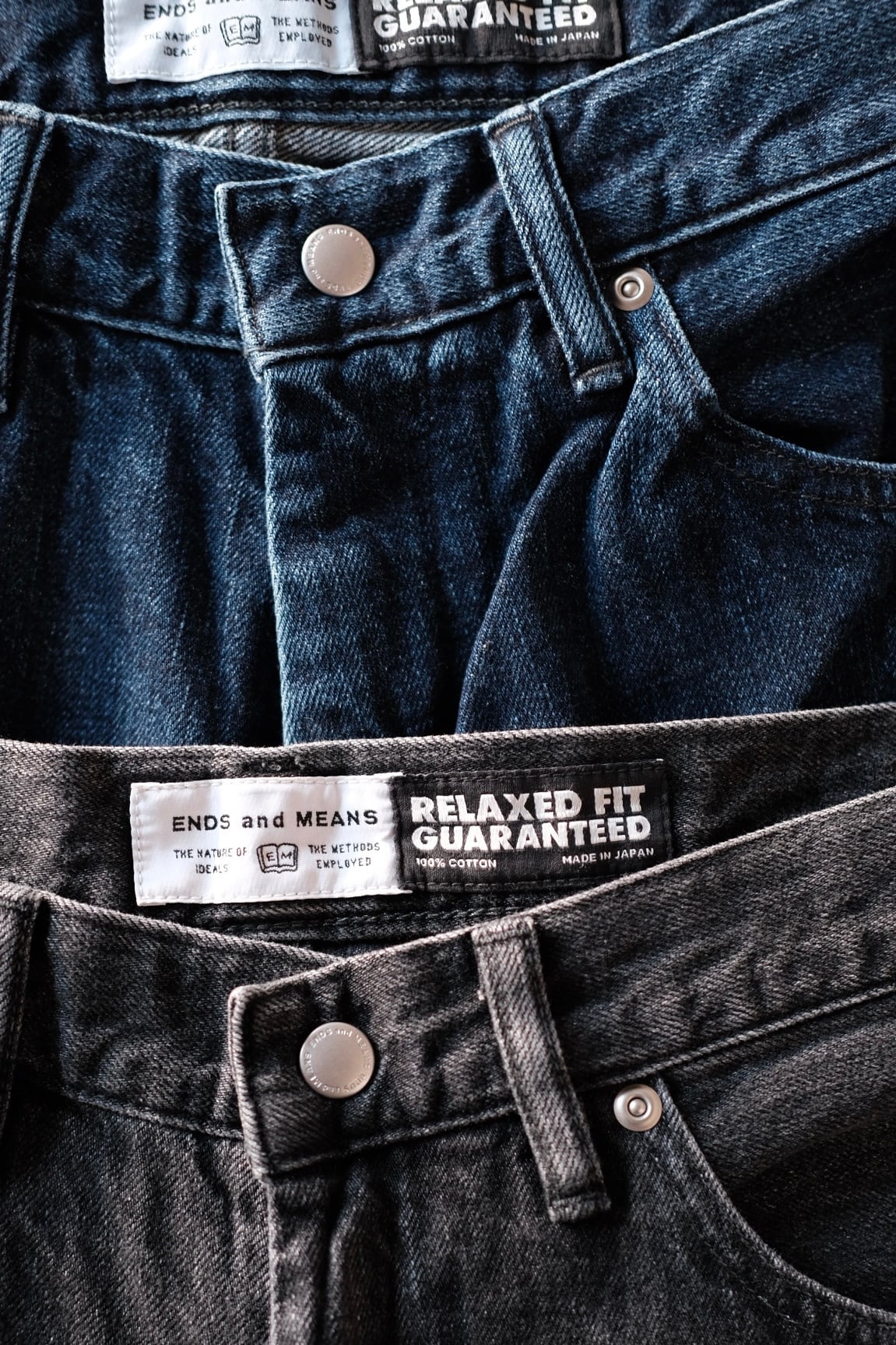 ENDS and MEANS＜エンズアンドミーンズ＞Relaxed fit 5 Pockets Denim