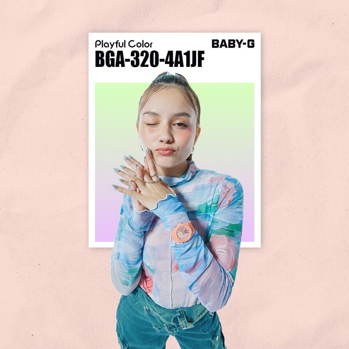 国内正規品 CASIO BABY-G カシオ ベビーG ショックレジスト 10気圧防水 レディース腕時計 BGA-320-4A1JF