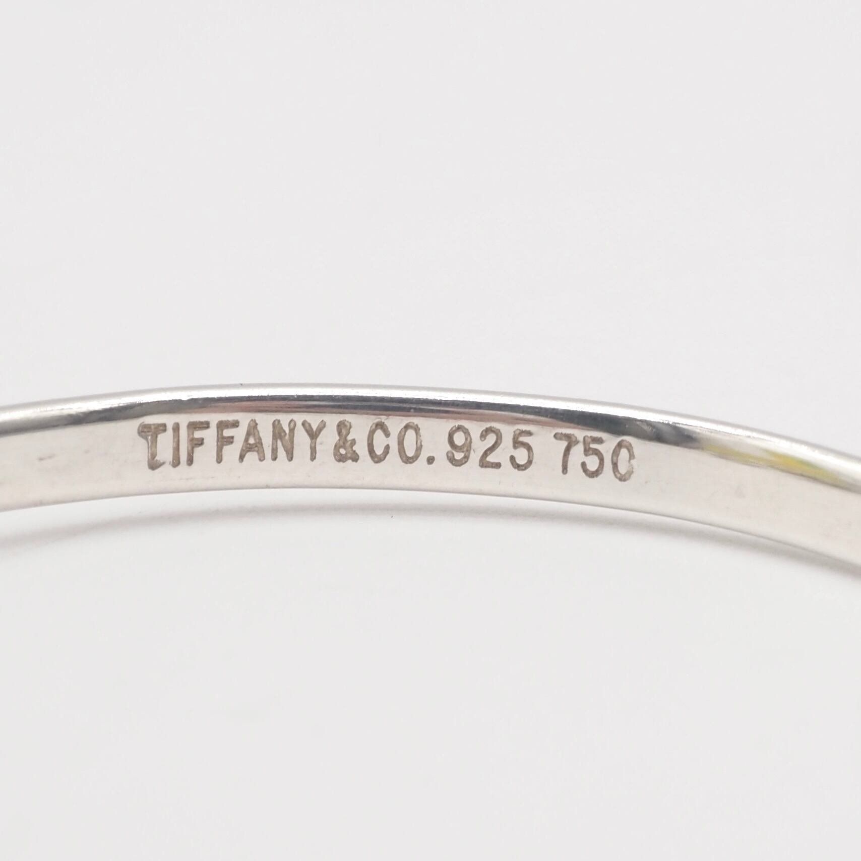 Tiffany&Co. フック&アイ バングル シルバー925 K18 ティファニー