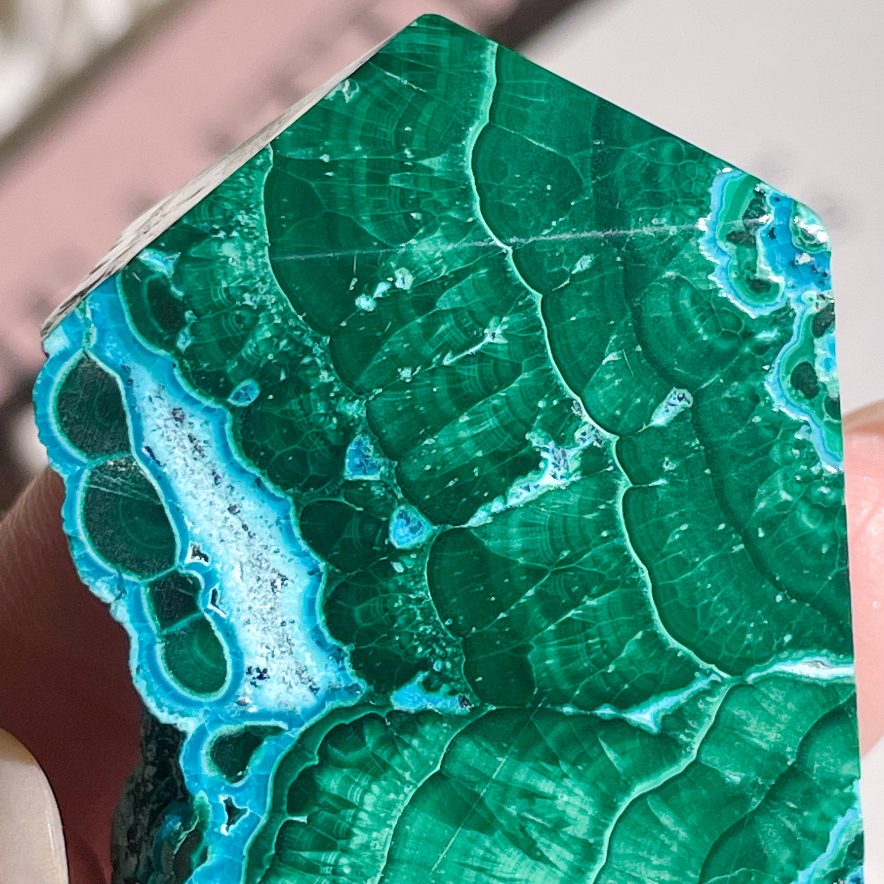 Chrysocolla & Malachite 10 ✧ クリソコラ & マラカイト (共生原石