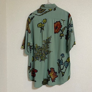 西ドイツ製　BERTONE  総柄シャツ