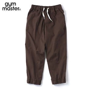 gym master ストレッチ ヘリンボーン パンツ メンズ レディース ガーデニングパンツ イージーパンツ アウトドア キャンプ 春夏秋 ブラウン