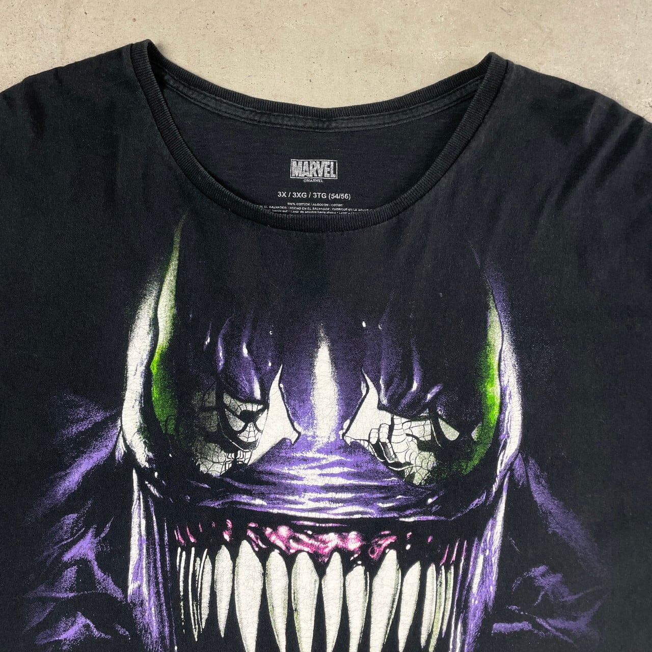 VENOM ヴェノム スパイダーマン ムービー ビッグプリント Tシャツ 