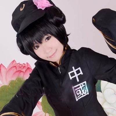 ヘタリア 中国娘 コスプレ ウィッグ にょたりあ 中国 衣装