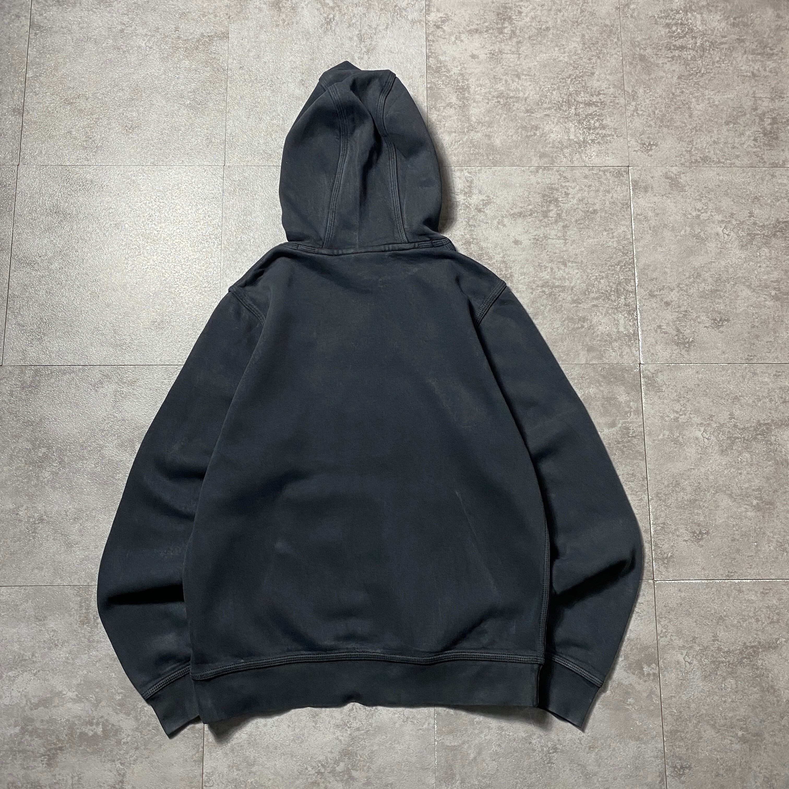 NIKE ナイキ スウォッシュ 刺繍ワンポイント ブラック 黒 スウェット