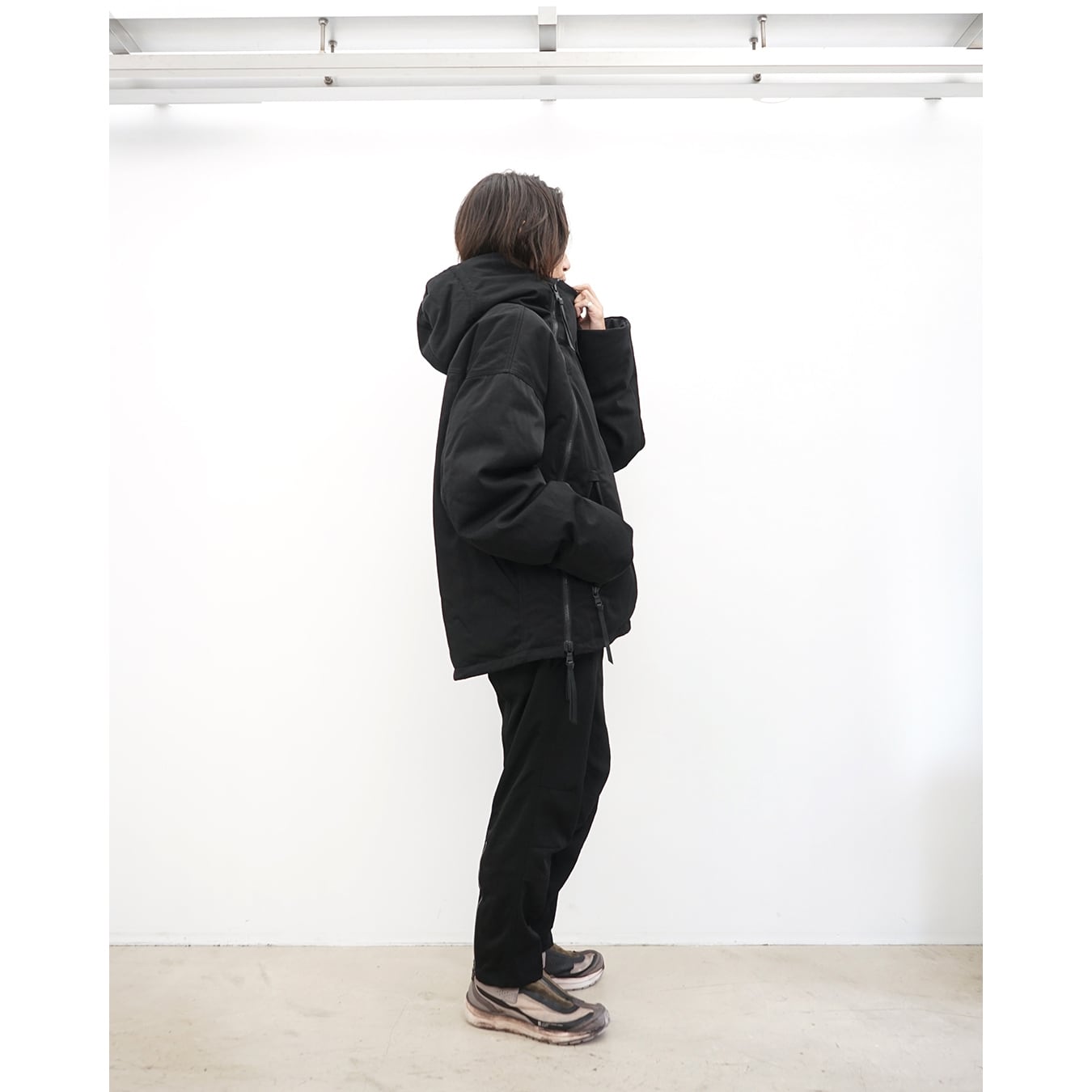 The Viridi-anne] (ザヴィリディアン) VI-3893-06 NYLON/WOOL TWILL