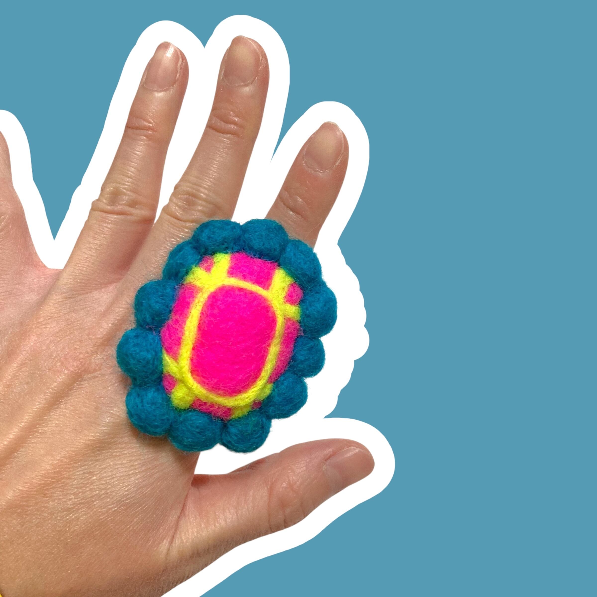 【12/14(日)21:00-12/17(水)12:00まで限定❣️】いっこの実 / いっこの実ジュエリーゆびわ(ピンク×ブルー)