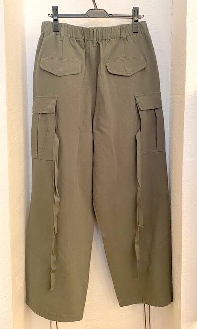 Cotton Linen Canvas M-65 US ARMY Cargo Easy Pants Olive | 武蔵小杉