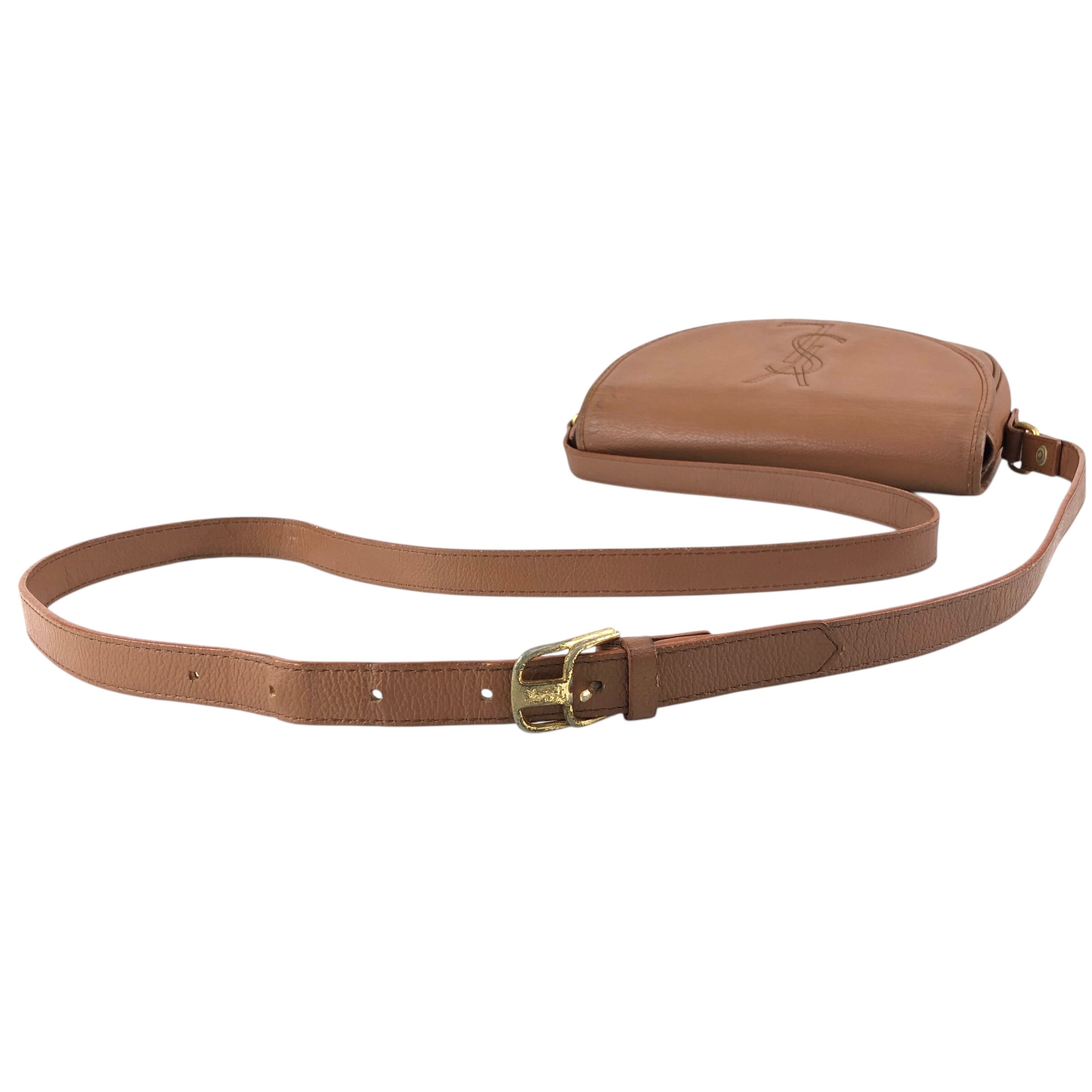 Yves Saint Laurent イヴ・サンローラン ショルダーバッグ ブラウン