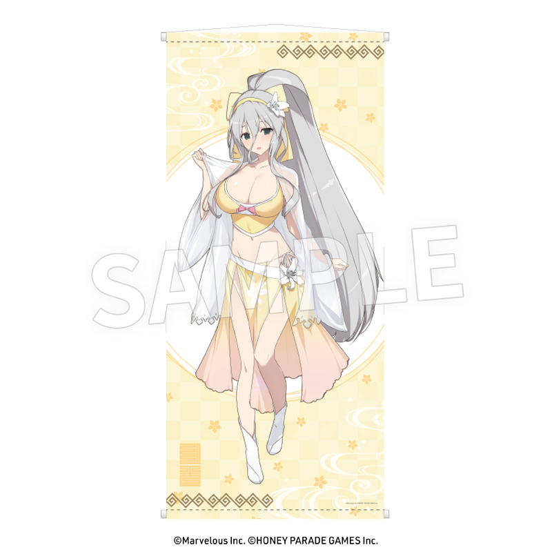 閃乱カグラ 閃光 描き下ろしメガタペストリー 漢服風水着ver. 閃乱 