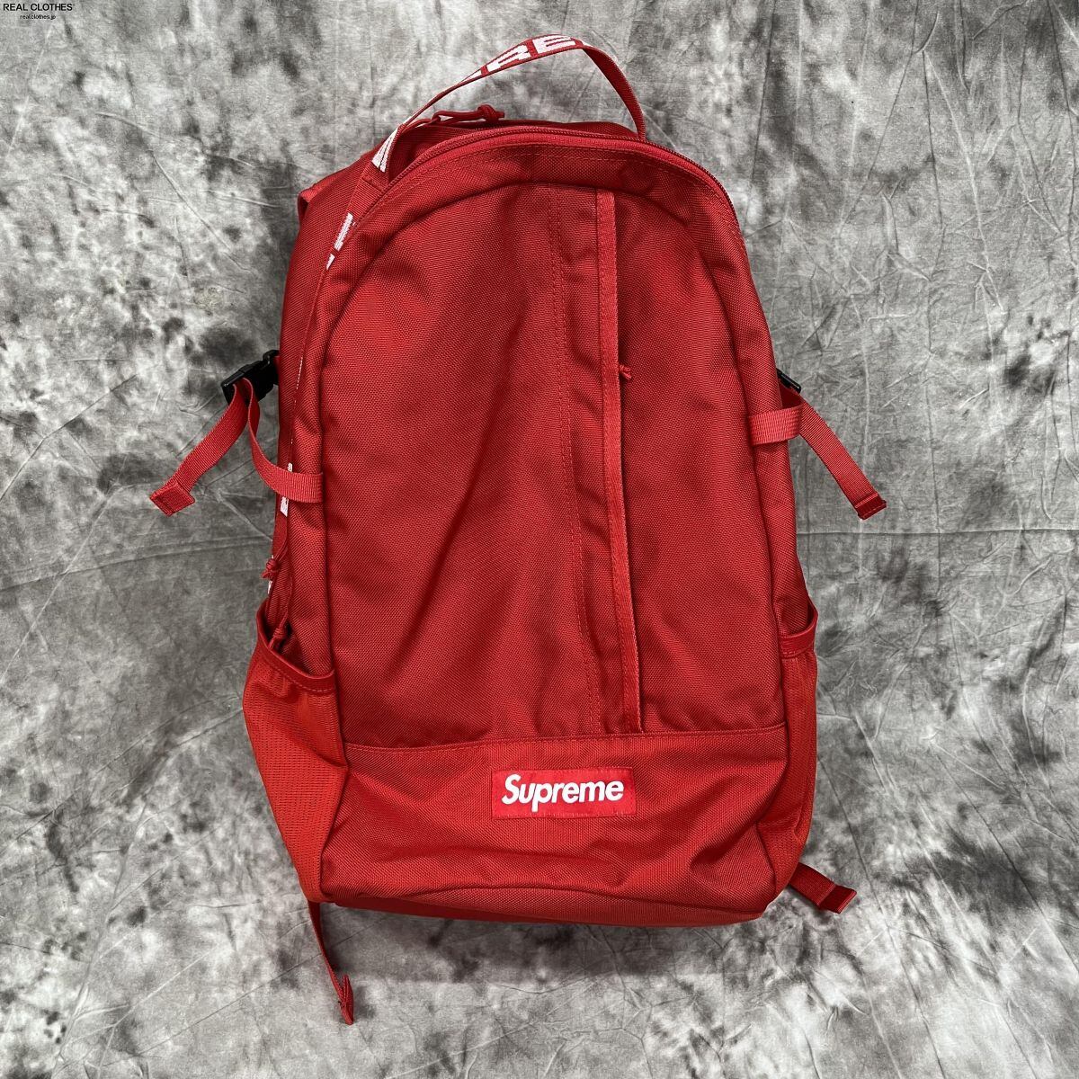 Supreme Backpack 18ss Red