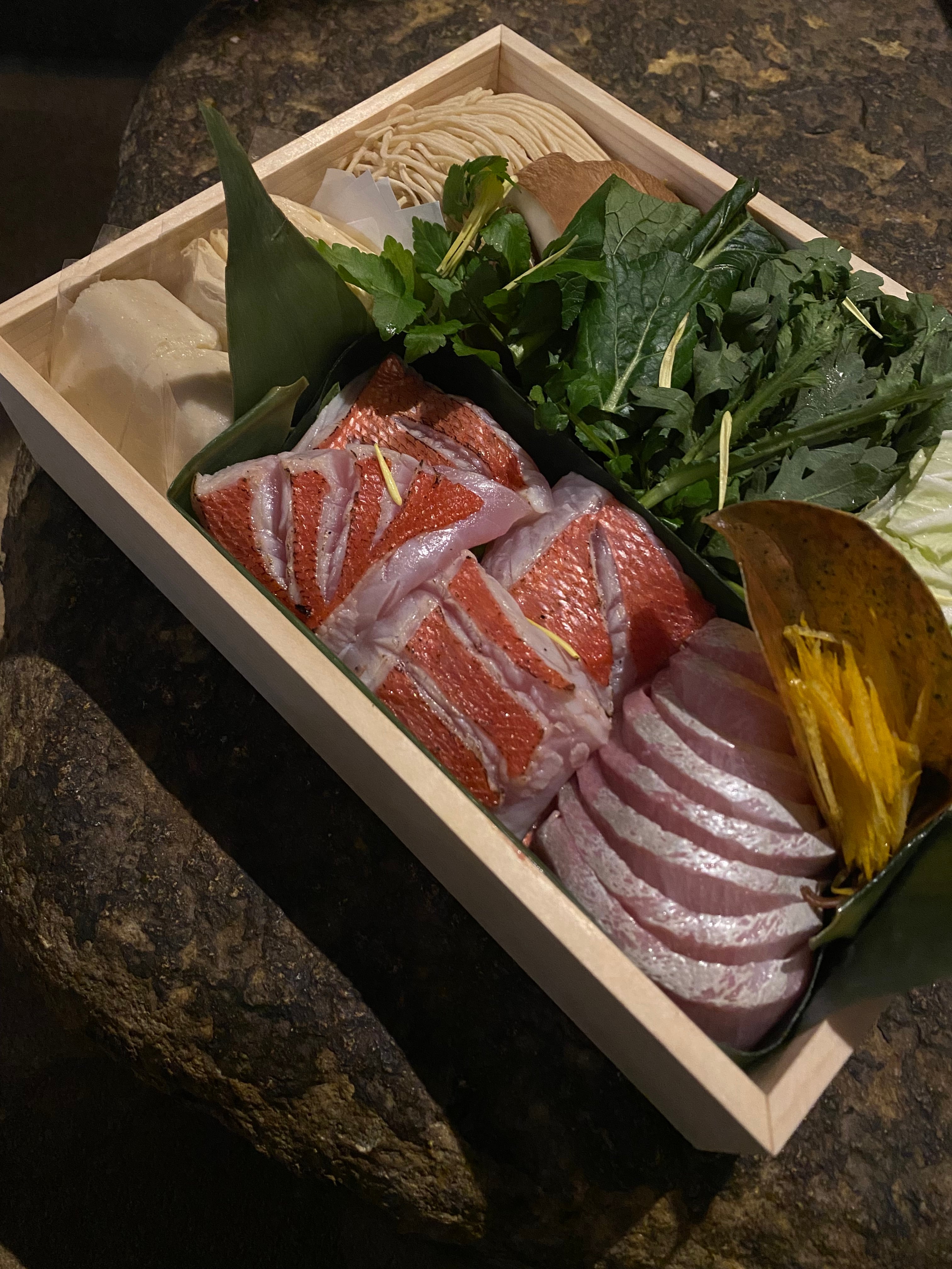 金目鯛と鰤の鍋セット 二人前 ※年末は価格高騰の為真鯛に変わります