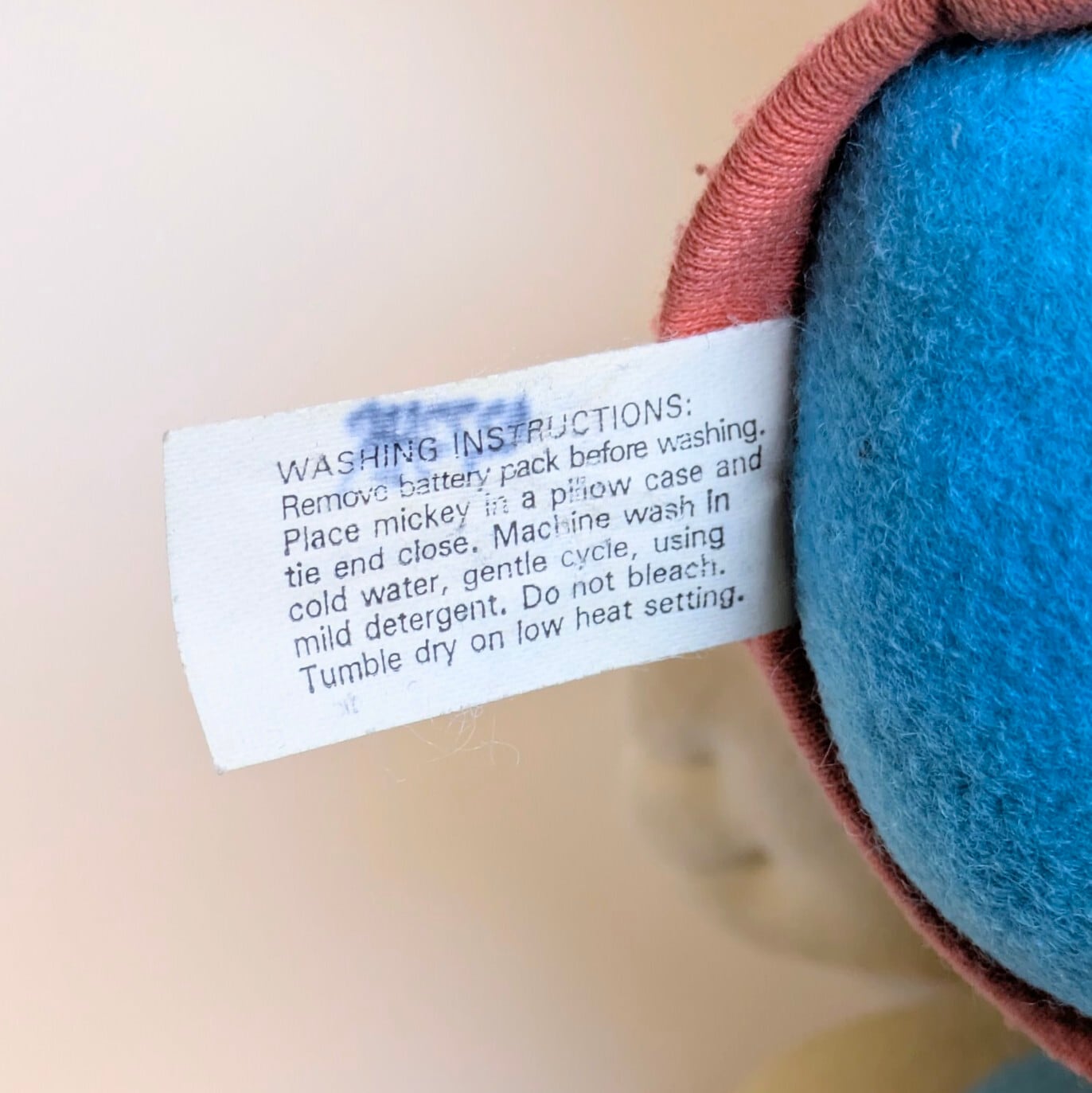 ☆VINTAGE 1990☆ 【 DISNEY / ディズニー ミッキーマウス ( Mickey Mouse ) 】Mickey Mouse Face Lights Up Bedtime doll / パジャマミッキー / ぬいぐるみ / plush toy 〚アメリカン雑貨 アメトイ〛