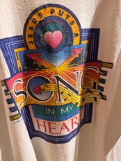 【90s USA製】"JESUS PUTS A SONG IN MY HEART" ヴィンテージTシャツ