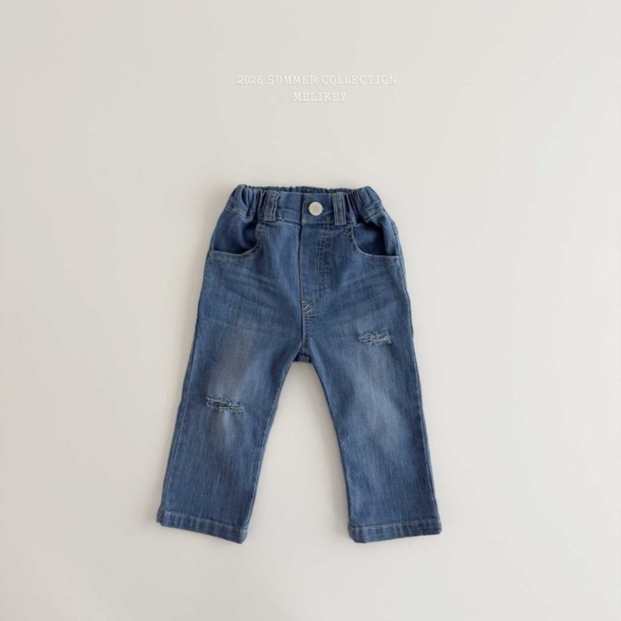 [MELIKEY] Capri Denim Pants (JS/JM) / [미라이키] 카프리데님팬츠 (JS/JM)