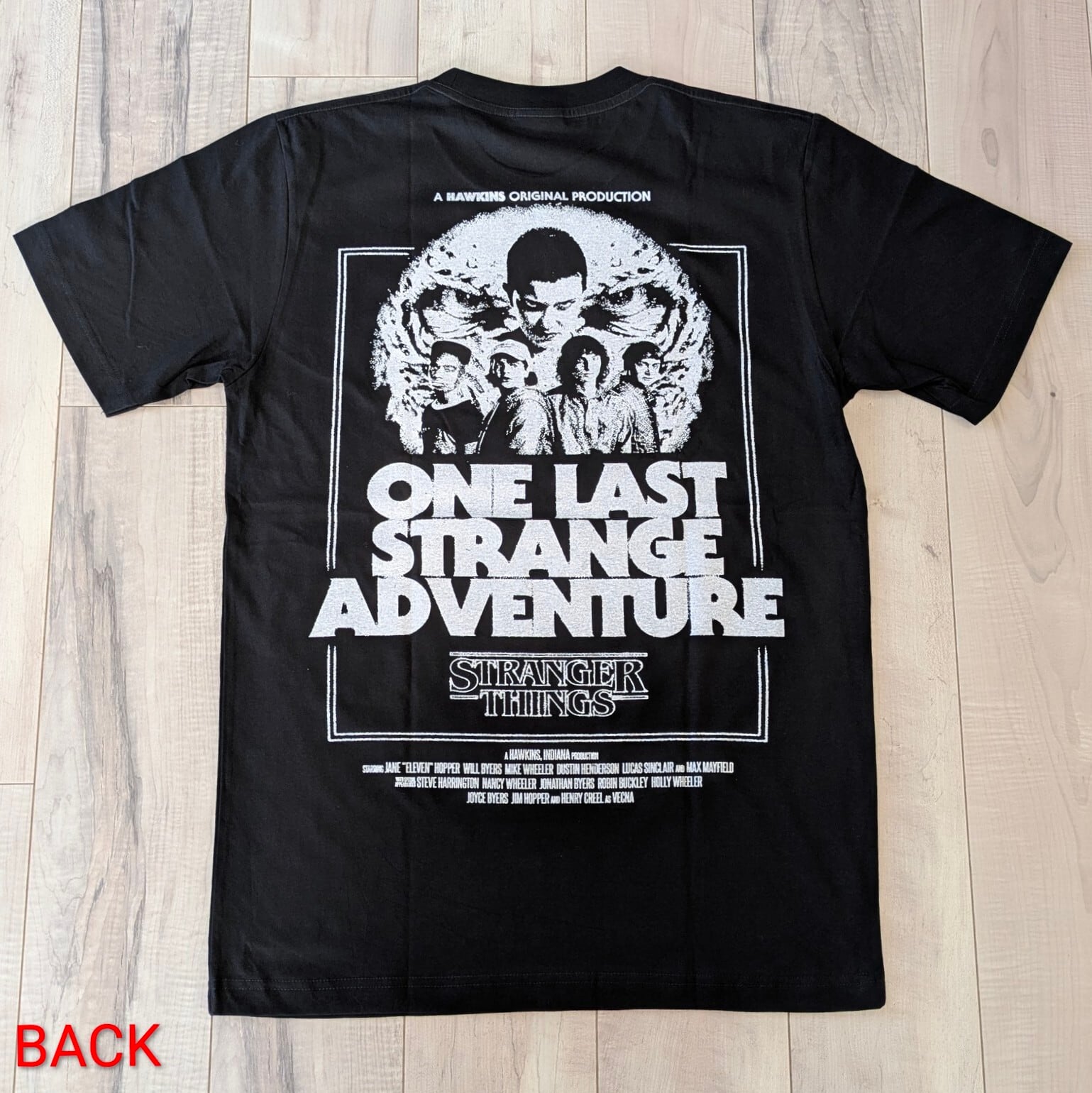 【 Stranger Things / ストレンジャーシングス  】『 One Last Strange Adventure 』 Tシャツ〚アメリカン雑貨 アメトイ〛