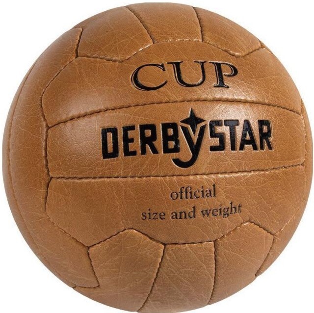 【公式】DERBYSTAR(ダービースター) サッカーボール 1968 復刻版ボール 5号球 NOSTALGIEBALL CUP DE FOOTBALL MARRON TAILLE