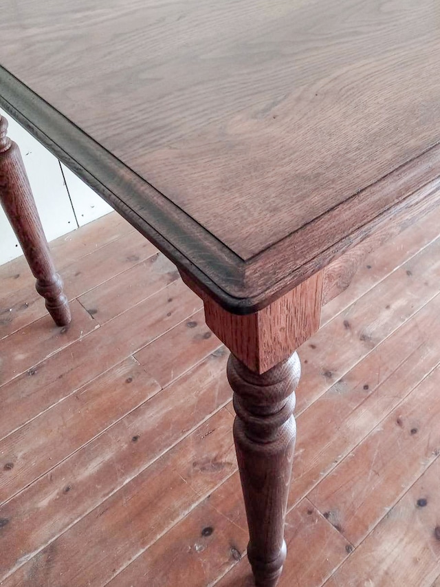 オークターンドレッグダイニングテーブル “クラシック”(アンティーク調ろくろ足テーブル) W1400〜2400 4〜8人掛け 引き出し付きダイニングテーブル