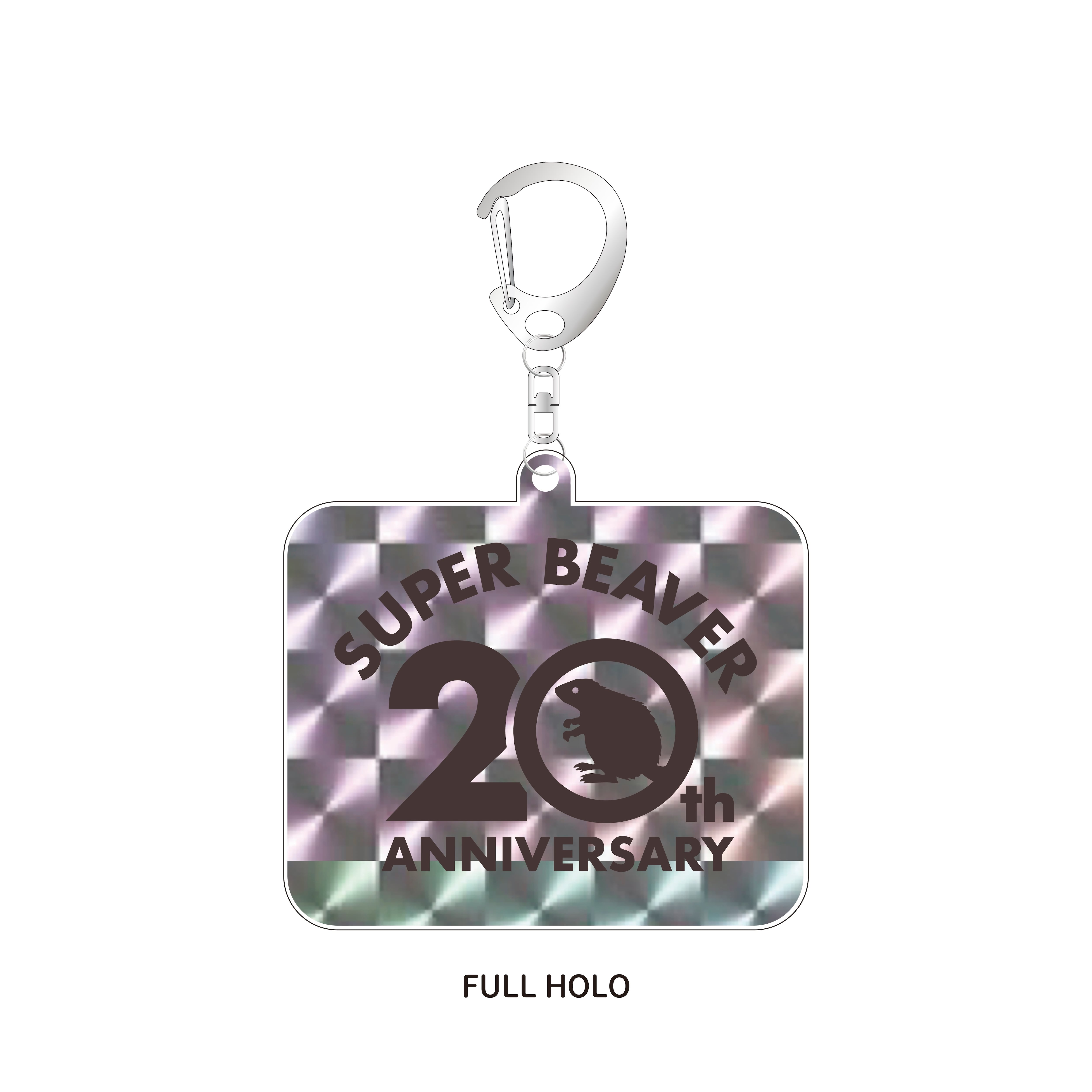 20th ANNIV ロゴキーホルダー | SUPER BEAVER OFFICIAL WEBSTORE