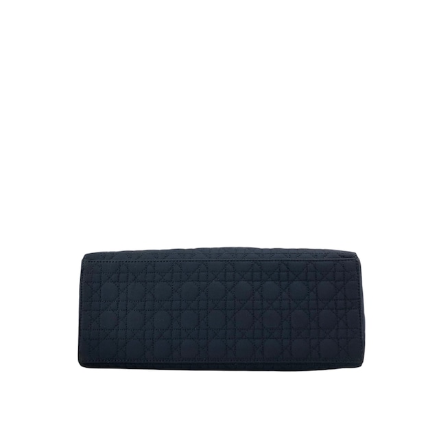 Christian Dior クリスチャン ディオール カナージュ ショルダーバッグ ブラック ロゴチャーム ナイロン ホーボーバッグ vintage ヴィンテージ オールド gd5hwv