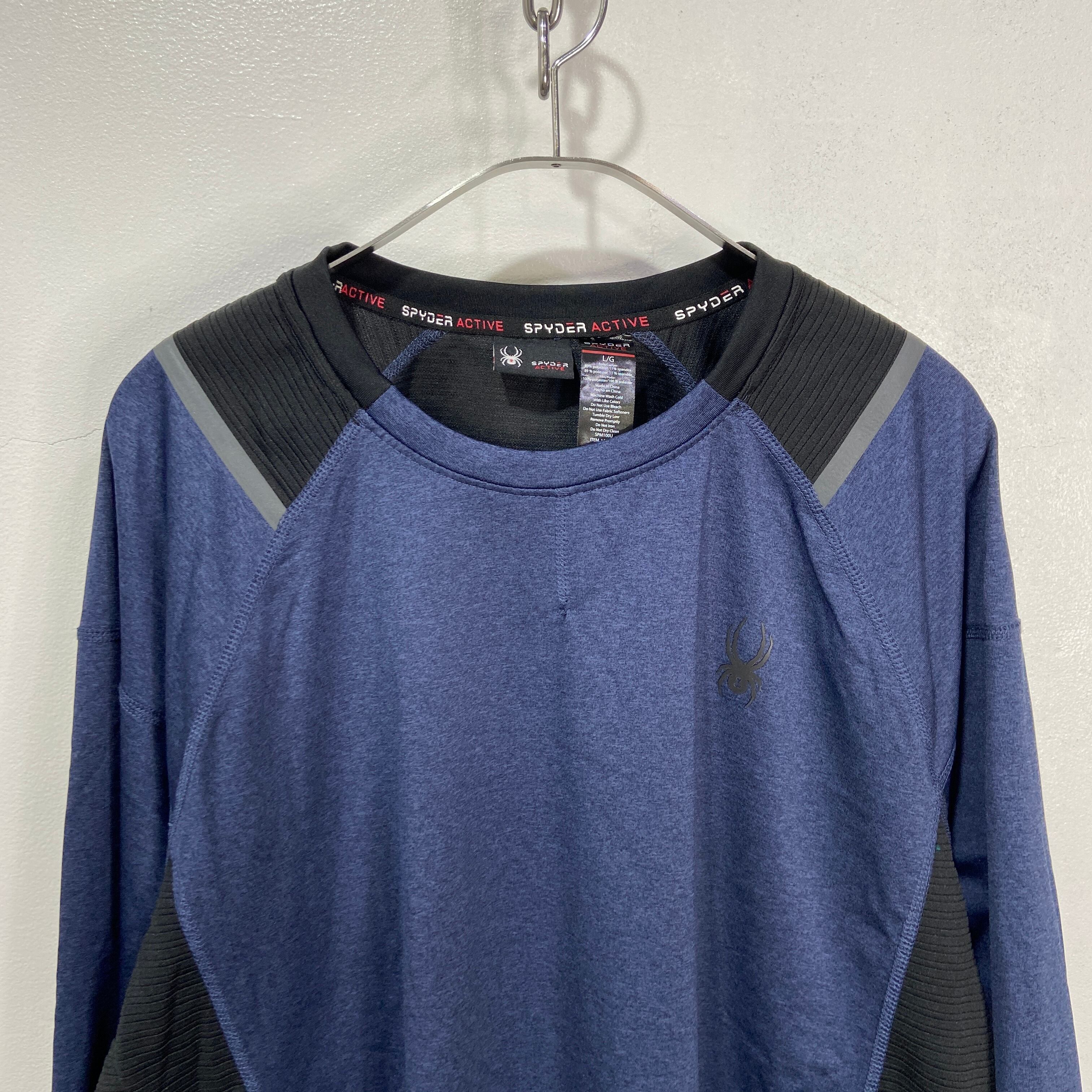 SPYDER スパイダー テックロングスリーブカットソー ロンT ネイビー L 