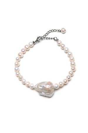 [JOLIE LAIDE] Heart freshwater pearl bracelet (order-made) 正規品 韓国ブランド 韓国通販 韓国代行 韓国ファッション jolielaide Vintage Lover Club 日本 店舗