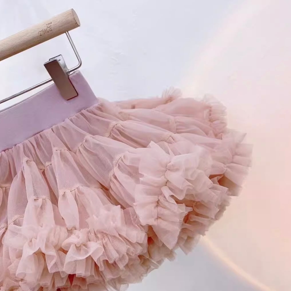 ピンクチュールフリルスカート【050902】 | ROSE AUAR KIDS and PET