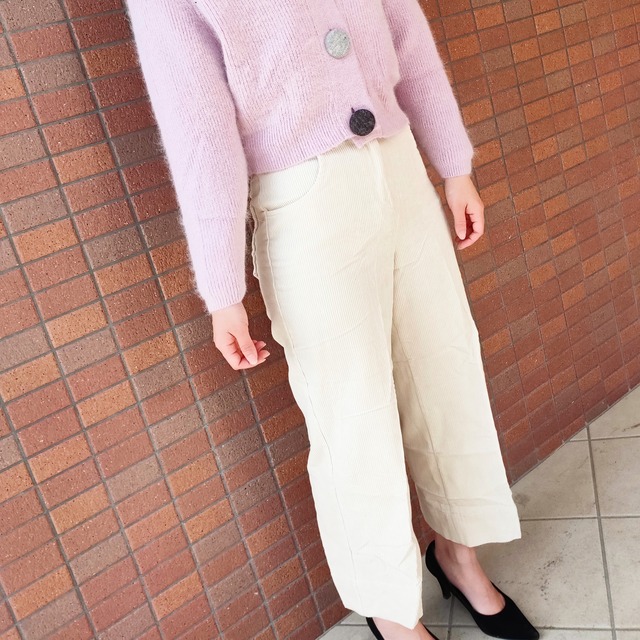 Corduroy Pants【White】