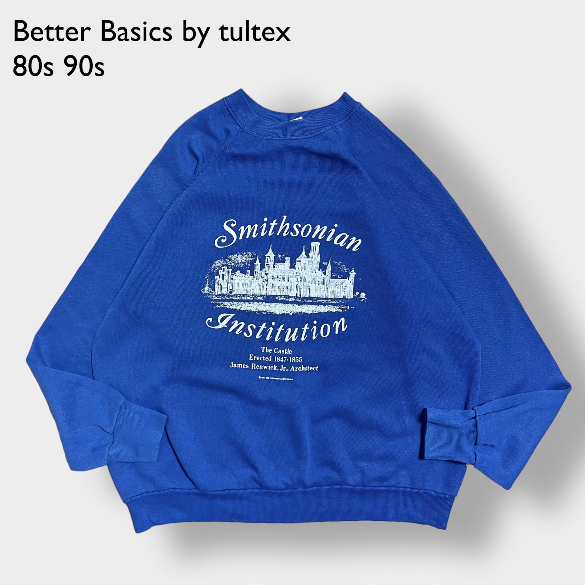 Better Basics by tultex 80s 90s USA製 プリント スミソニアン博物館