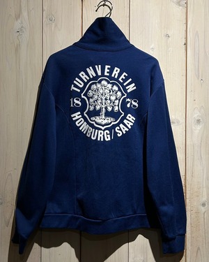 【a.k.a.C.a.k.a vintage】"adidas" Team Design Vintage Hight Neck Track Jacket