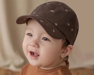 ベビーキャップ / 女の子 / 男の子 / 〜12ヶ月( 3カラー )