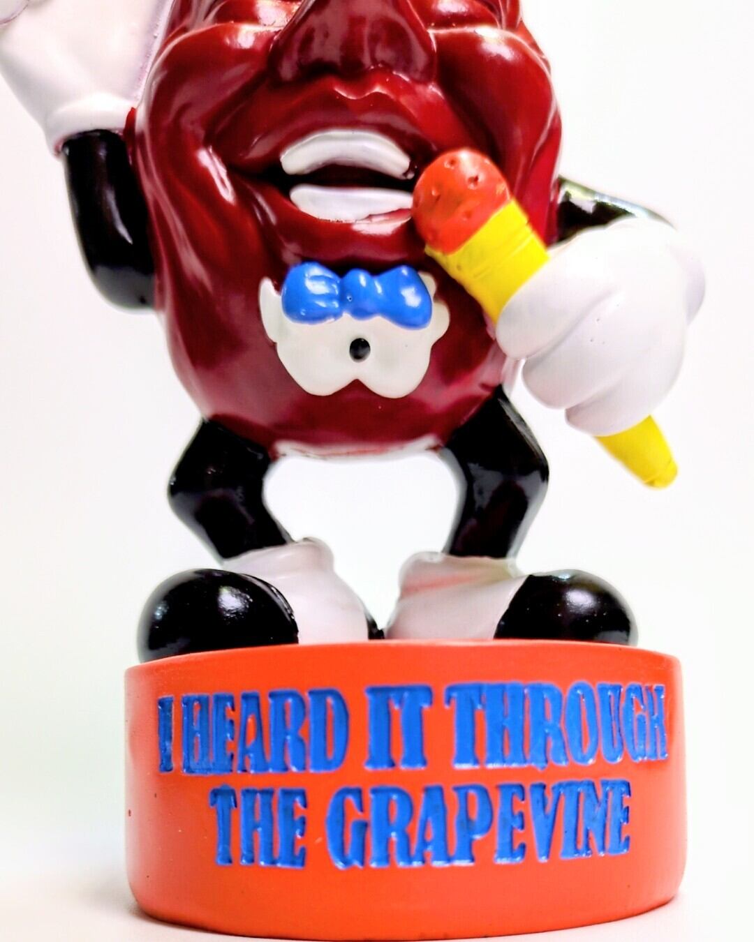 ☆【 California Raisins (カリフォルニアレーズン ) 】 tiny goodbite / タイニー グッドバイト / メッセージ レジン スタチュートレイ 〚アメリカン雑貨 アメトイ〛