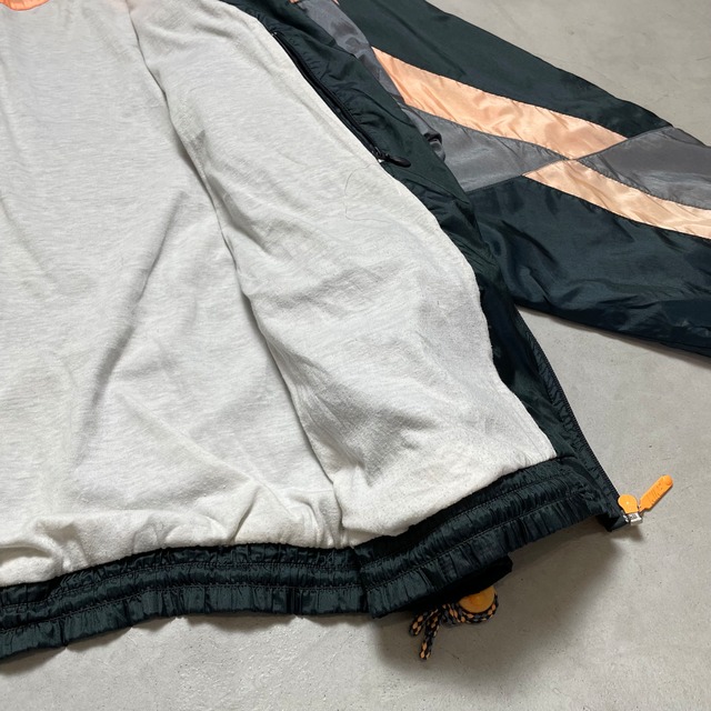 90s NIKE ナイキ 銀タグ ナイロンジャケット トラックジャケット ロゴ  